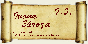 Ivona Skroza vizit kartica